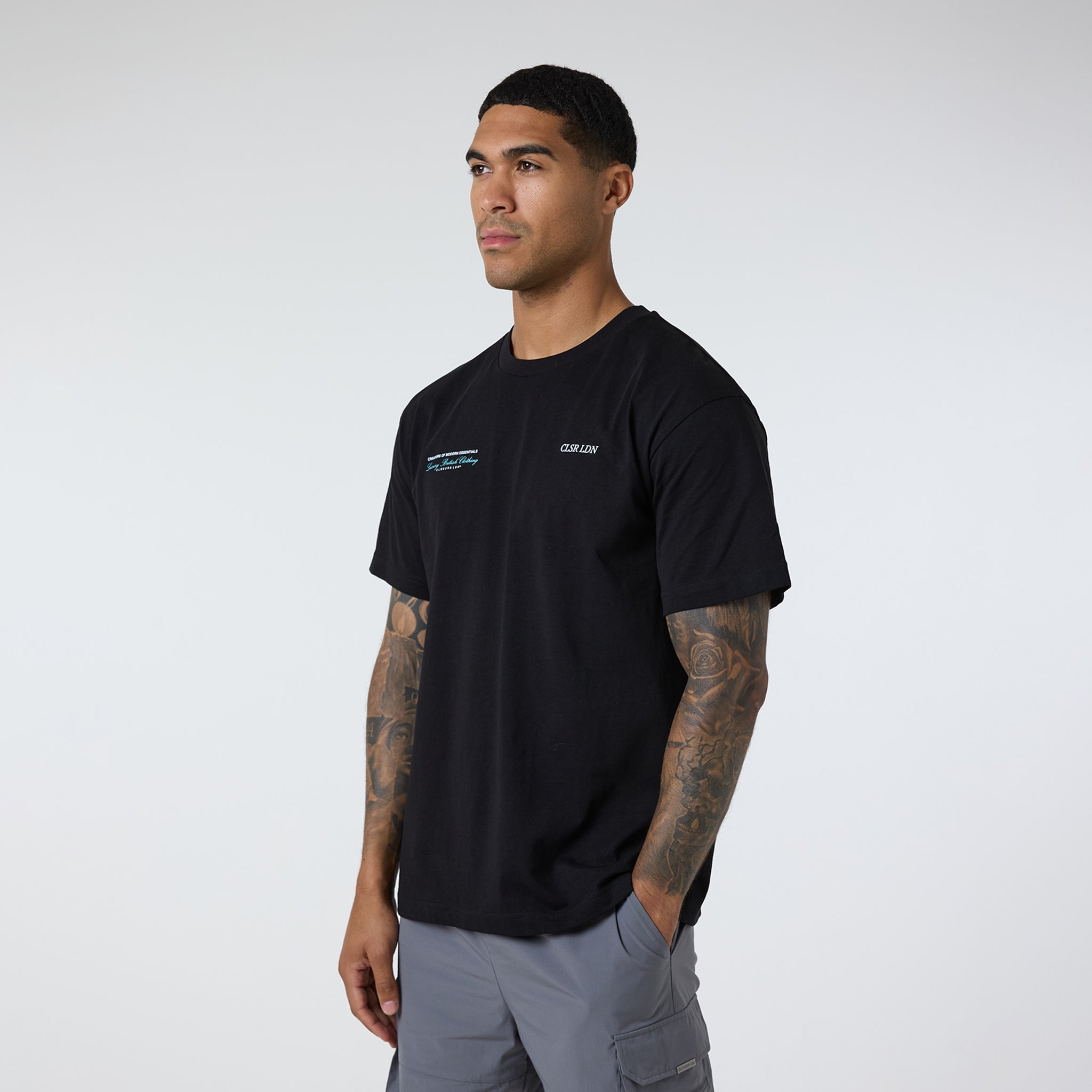 CLSR LDN Luxe T-Shirt | Black