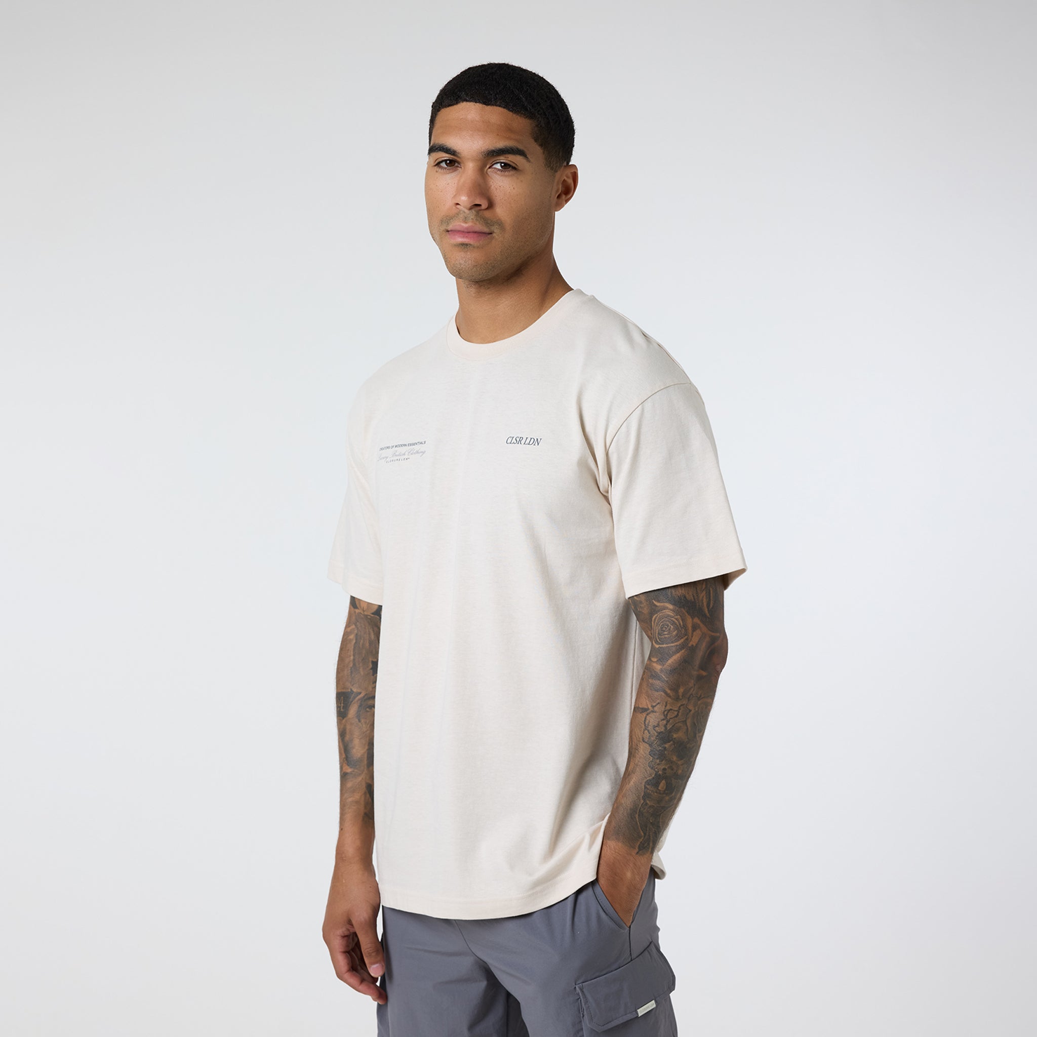 CLSR LDN Luxe T-Shirt | Stone